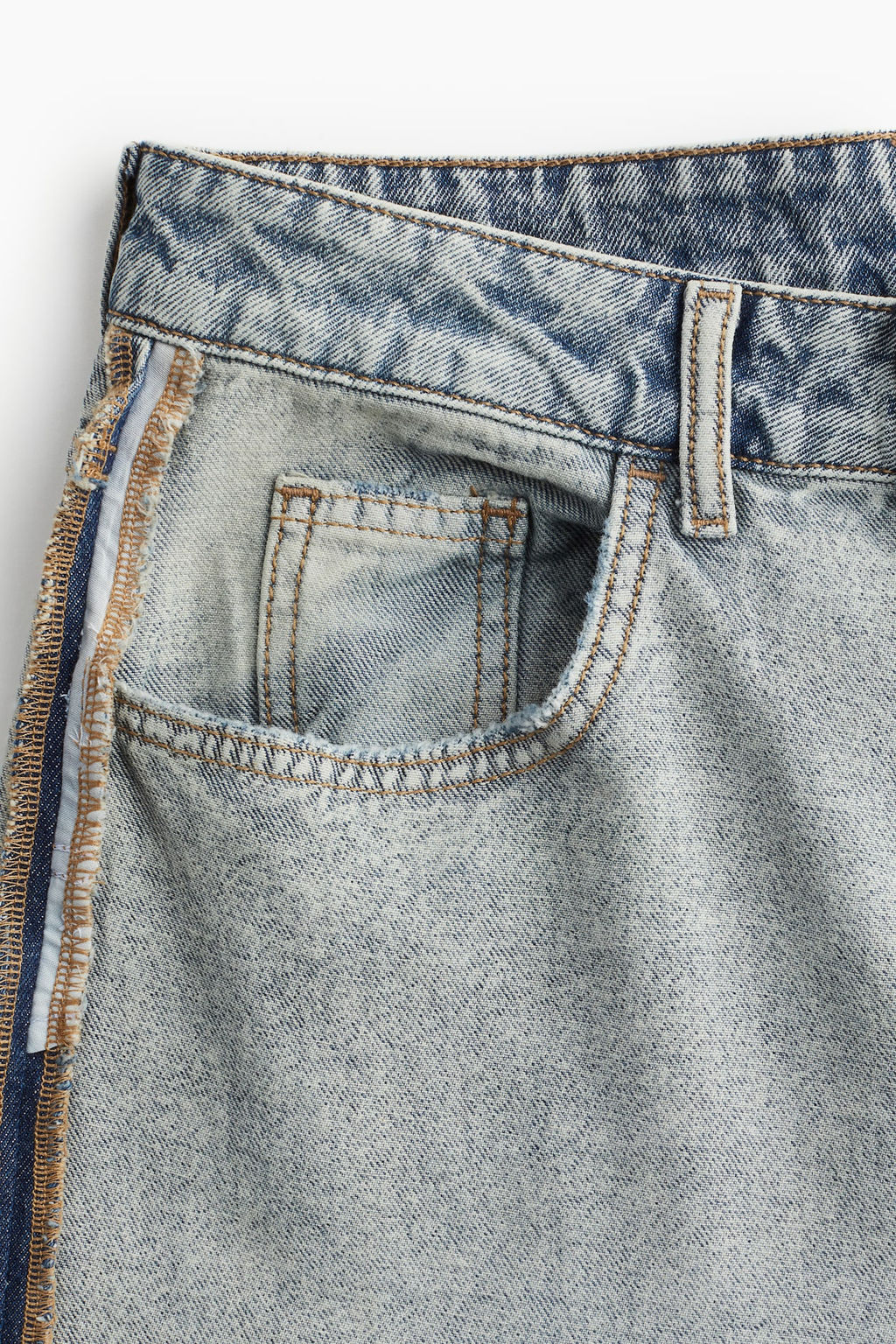 Baggy Wide Low Jeans - H&m фото 7