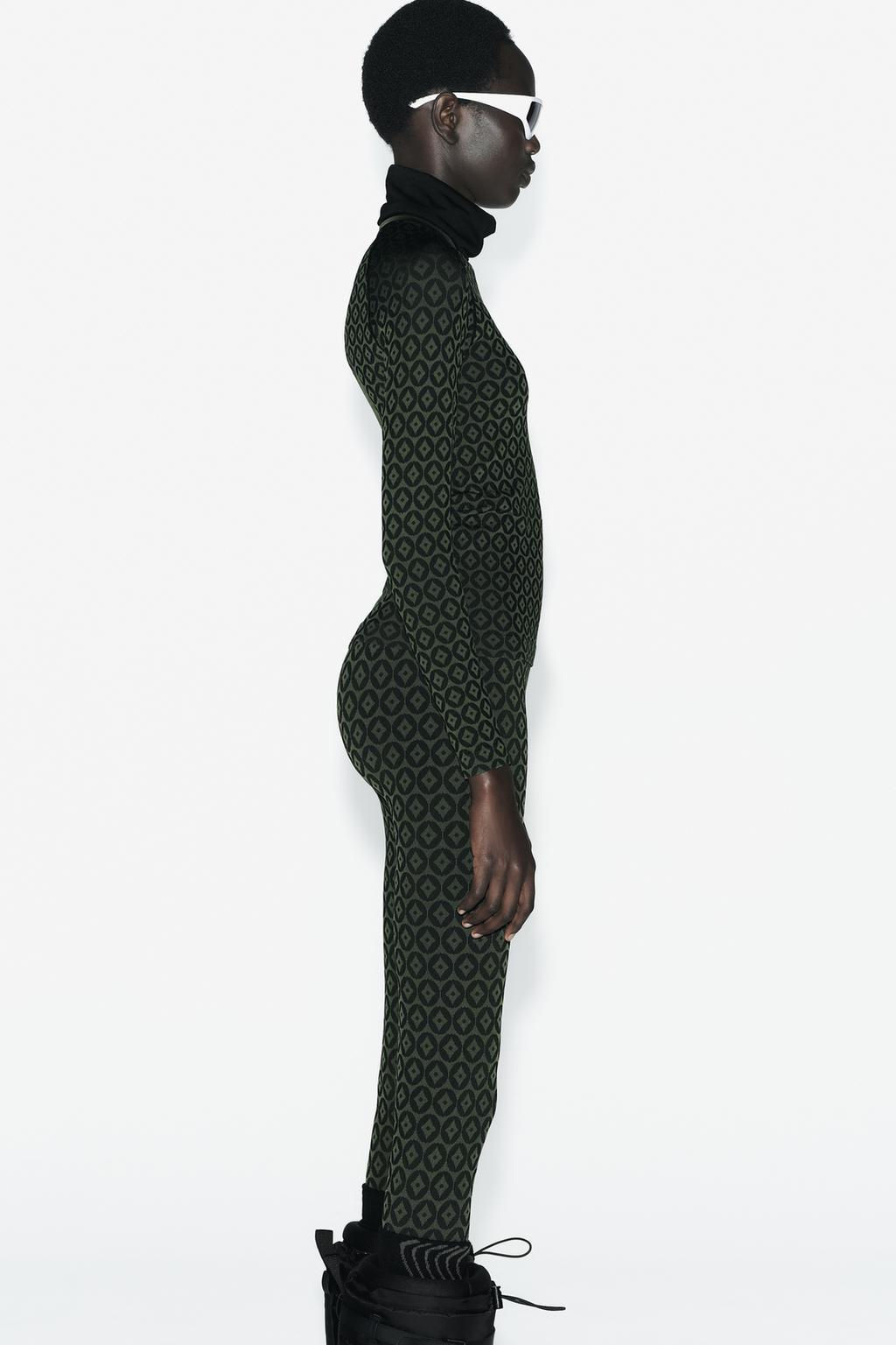 SKI COLLECTION THERMOLITE® THERMAL JACQUARD LEGGINGS - Zara фото 3