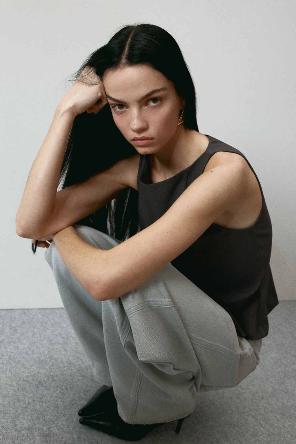 Top sastre con peplum - H&m фото 3