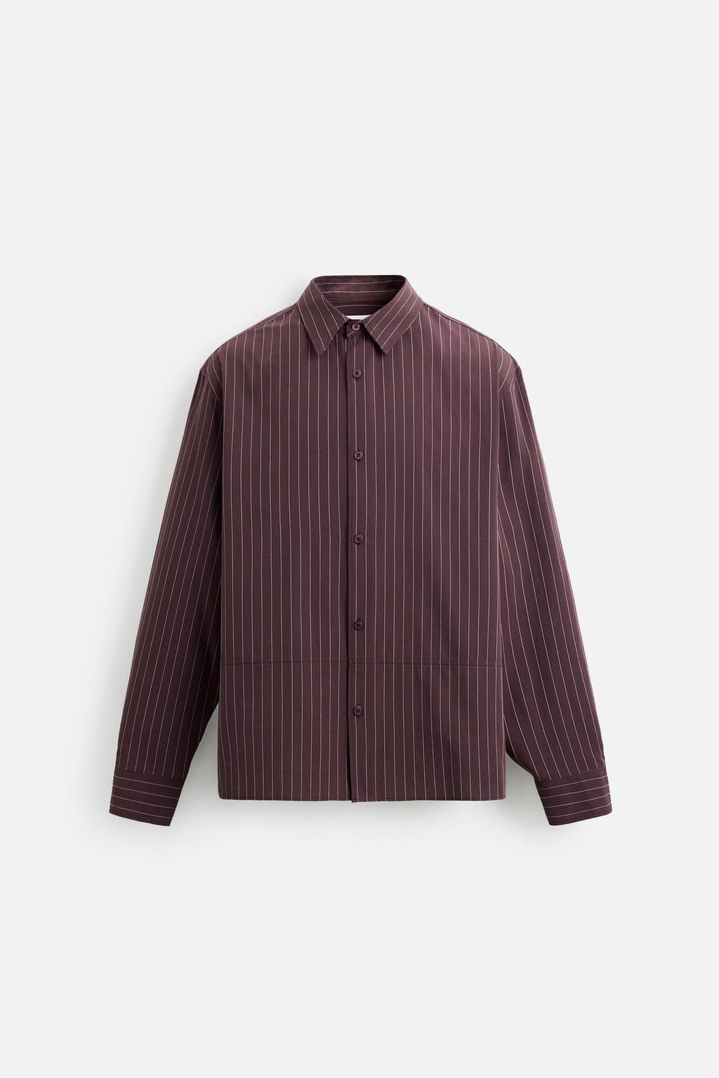 STRIPED COTTON SHIRT - Zara фото 9