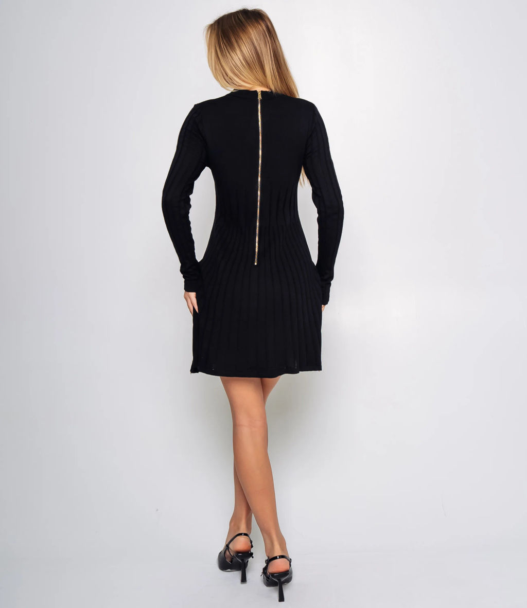 Платье #КТ5967, чёрный - Dommod фото 4