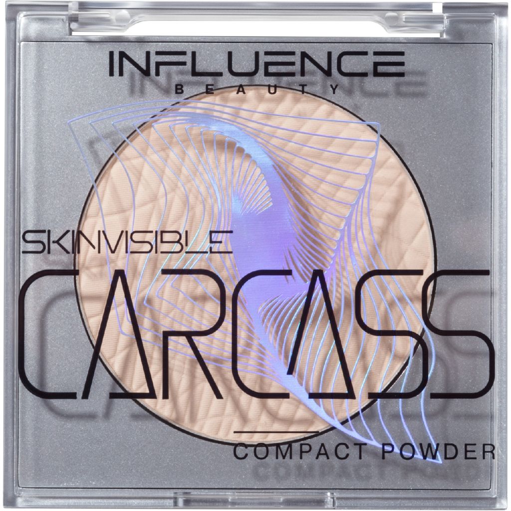 Influence Beauty Пудра компактная Skinvisible carcass тон 01 бело-бежевый