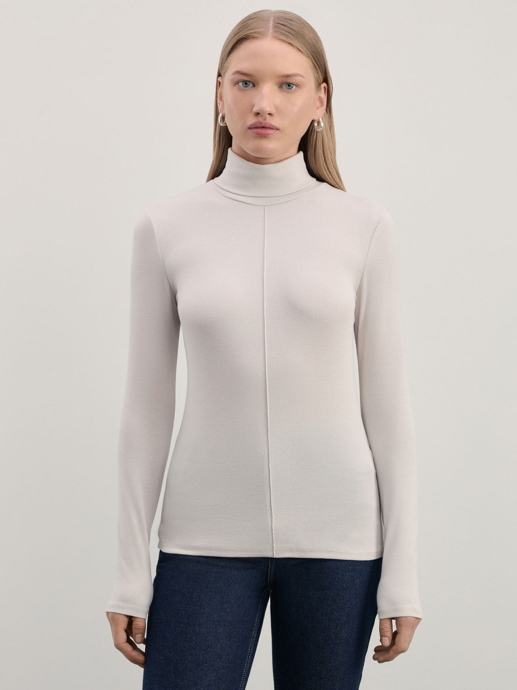 Водолазка из модала со швом / Zarina  фото 4