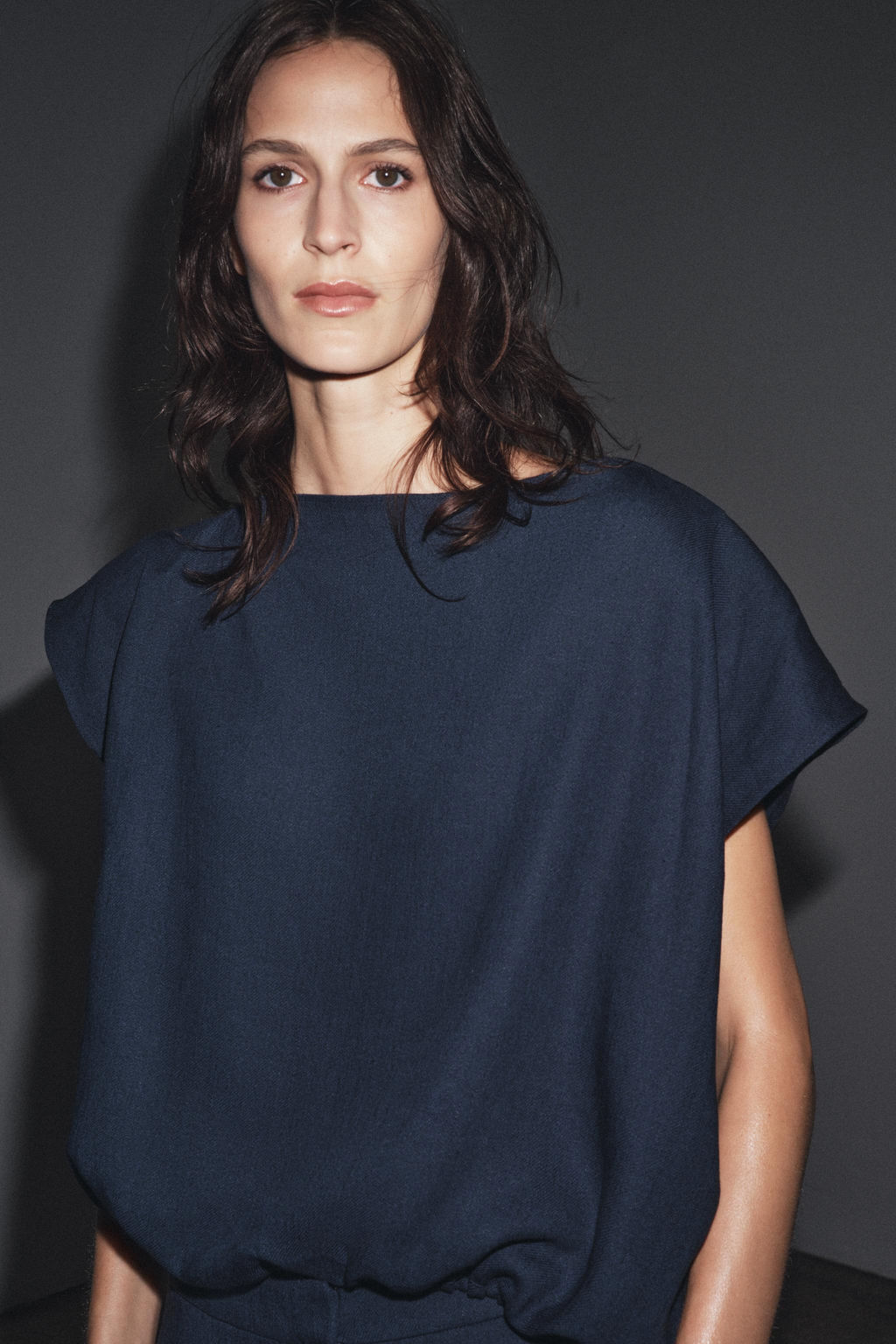 ZW COLLECTION LINEN TOP WITH TIES - Zara фото 9