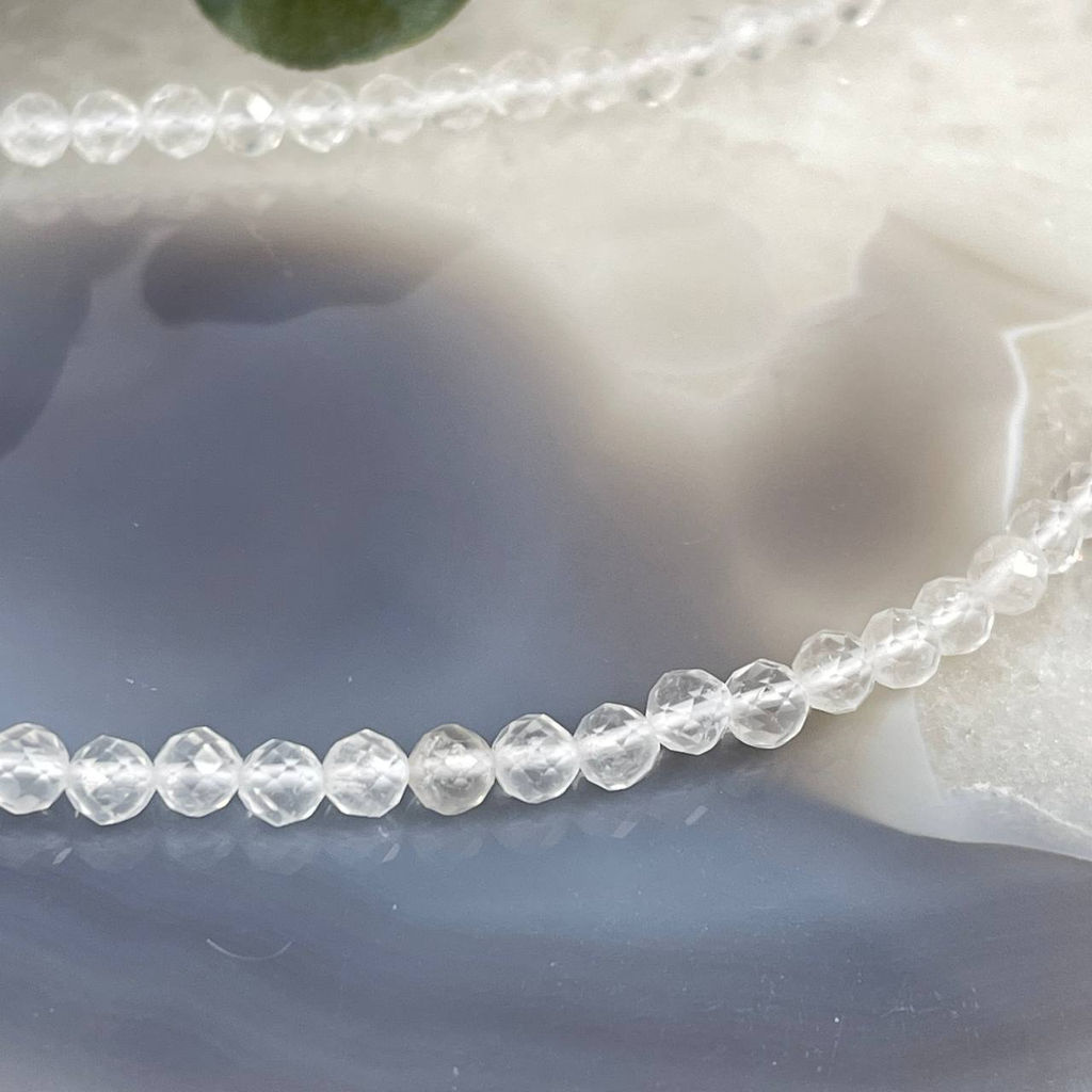 Бусы из Горного хрусталя огранка - Радуга самоцветов фото 2