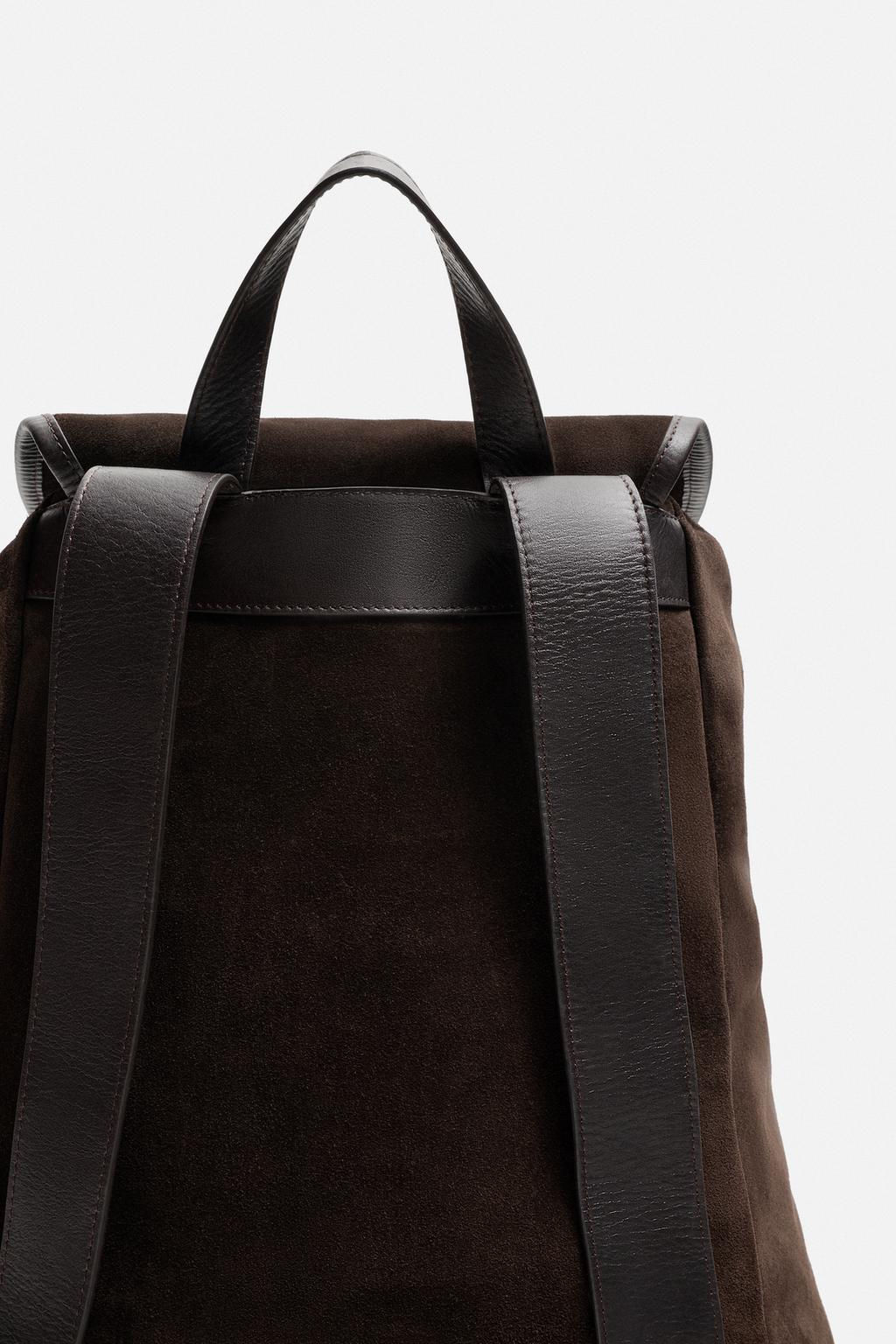 LIMITED EDITION LEATHER BACKPACK - Zara фото 5