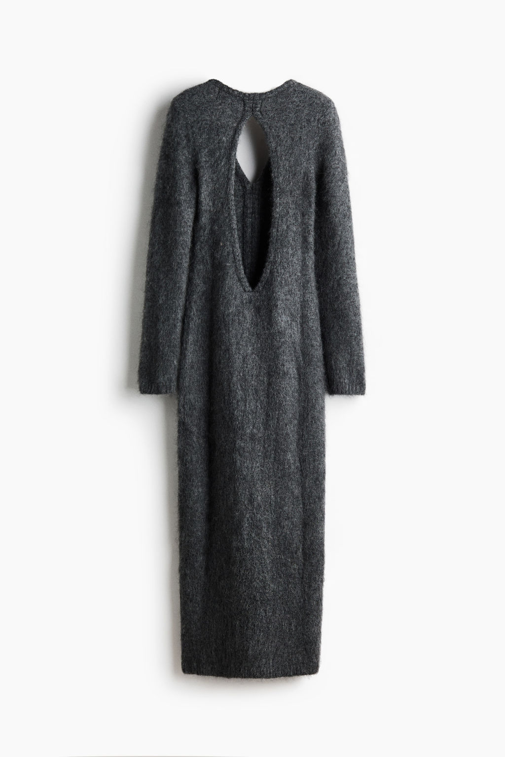 Vestido en mezcla de mohair con espalda cut-out - H&m фото 4