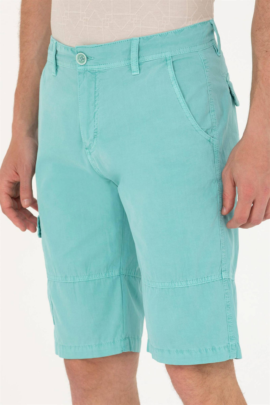 U. S. Polo Assn Мужские мятные тканые шорты - U.s. polo assn фото 6
