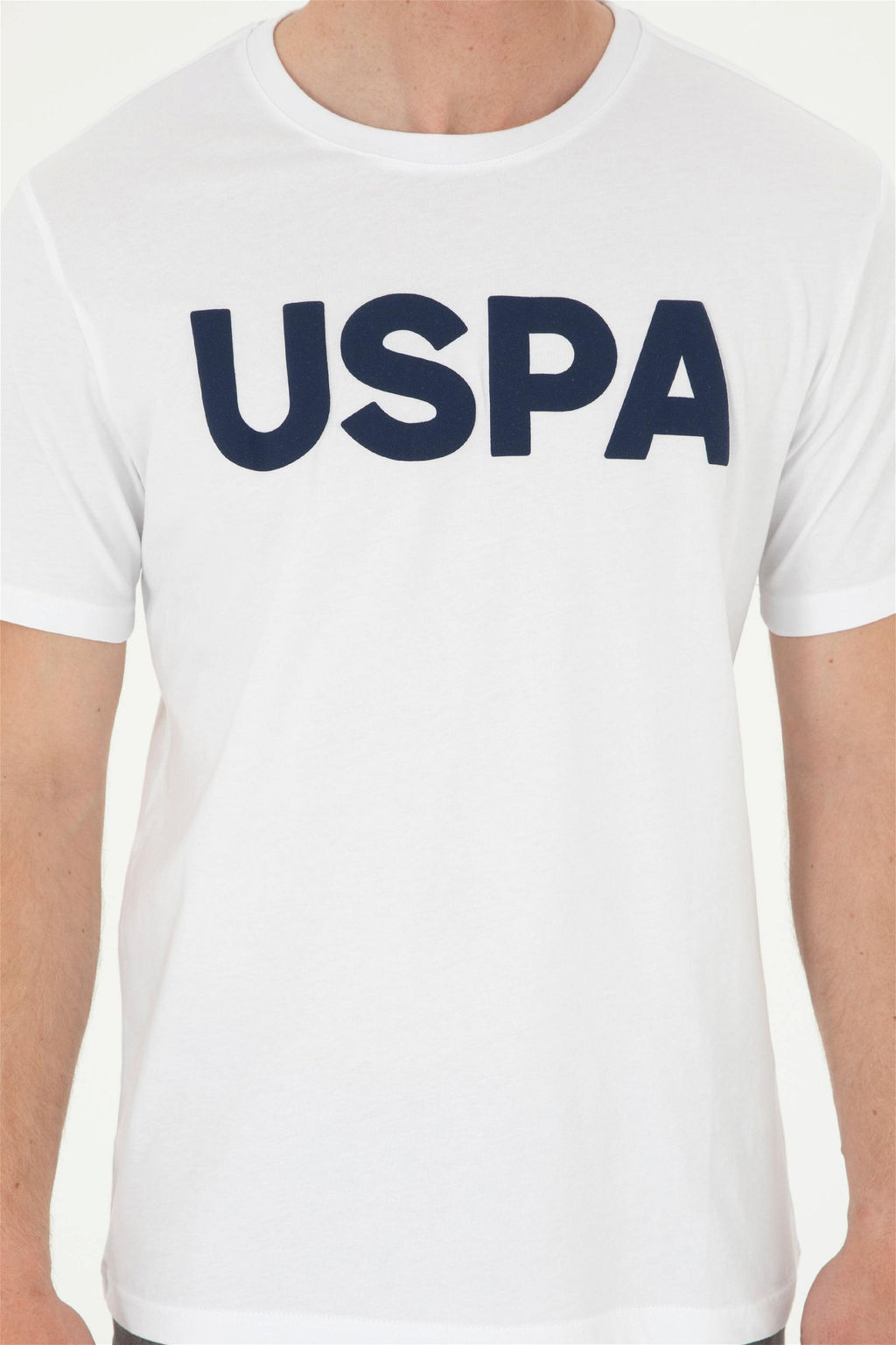 Мужская белая базовая футболка Неожиданная скидка в корзине - U.s. polo assn фото 6