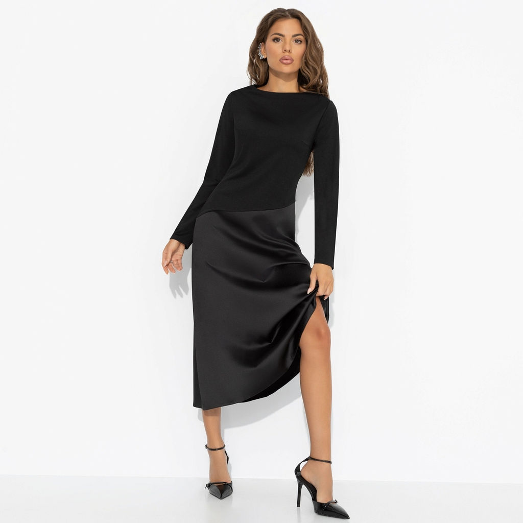 Платье комбинированное, Нежная утонченность / Новый год - Charutti фото 6