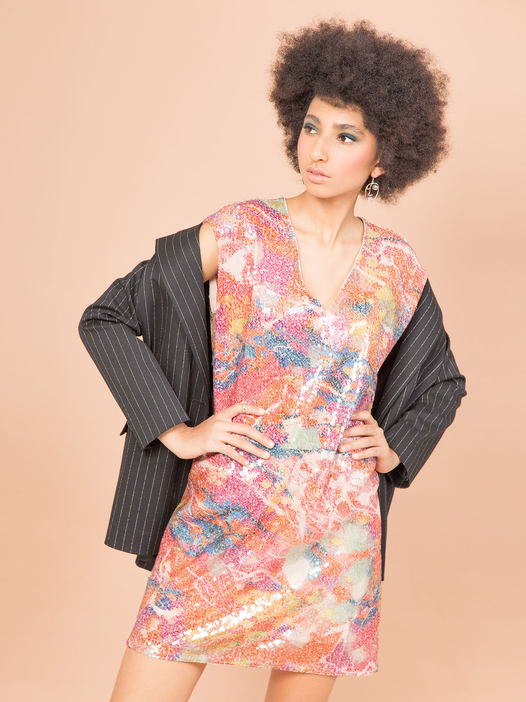 Платье с пайетками Новый год