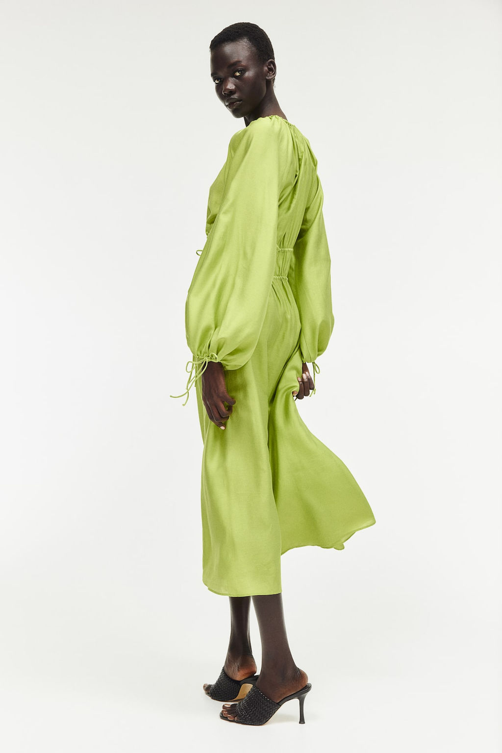Vestido oversize con cordon de ajuste - H&m фото 4