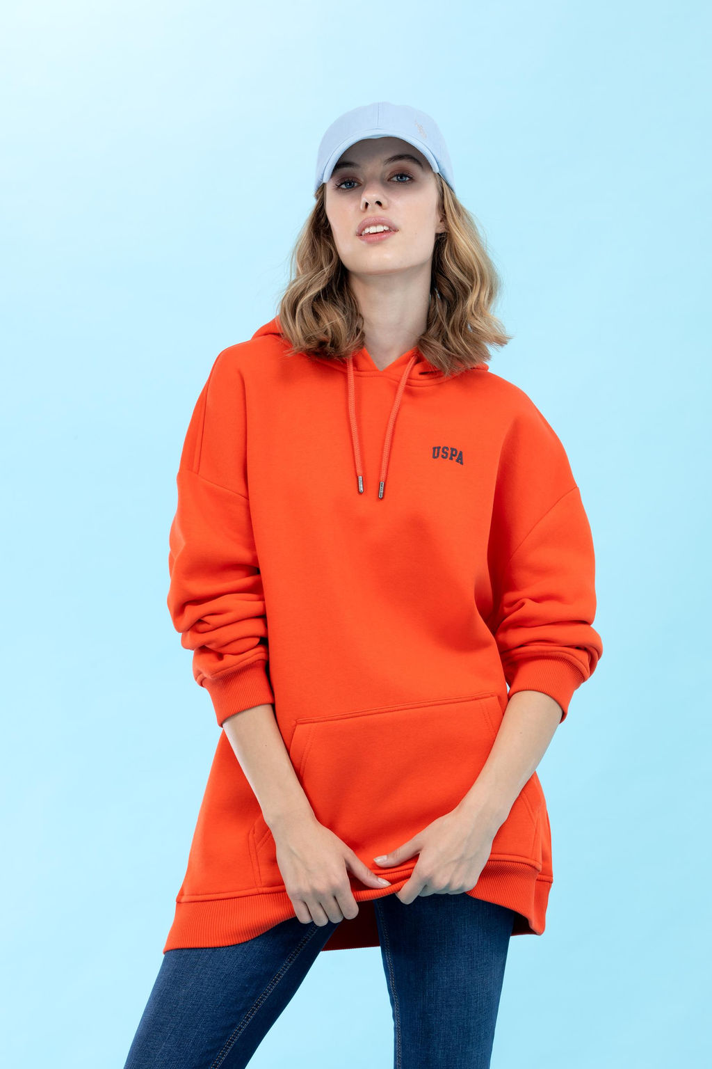 U. S. Polo Assn Мужская базовая толстовка с капюшоном антрацитового меланжа - U.s. polo assn фото 20