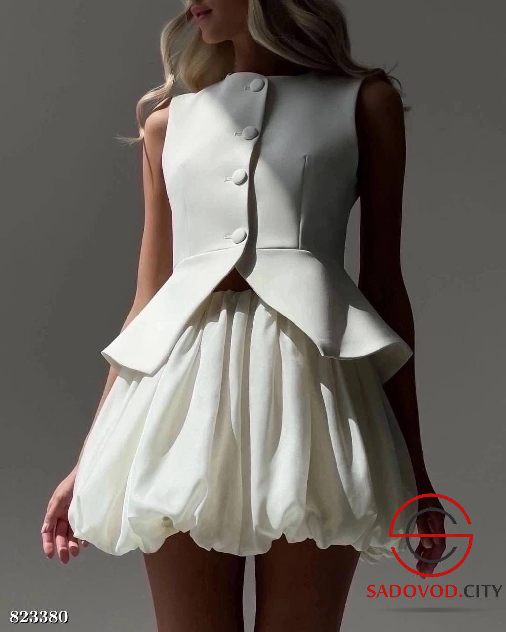 Костюм двойка жилетка + юбка