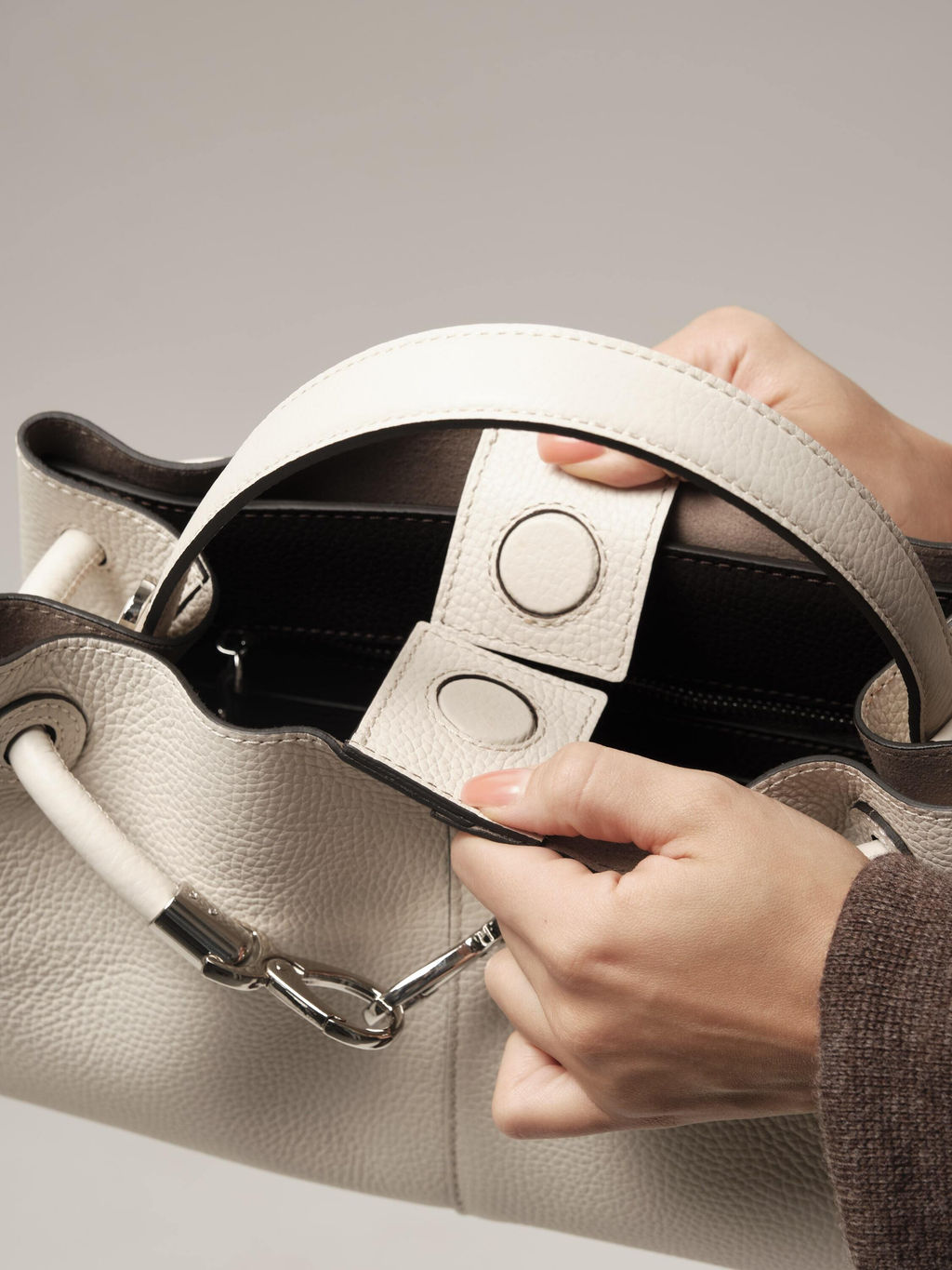 Сумка Ties DBR 31185 светлый крем  фото 10