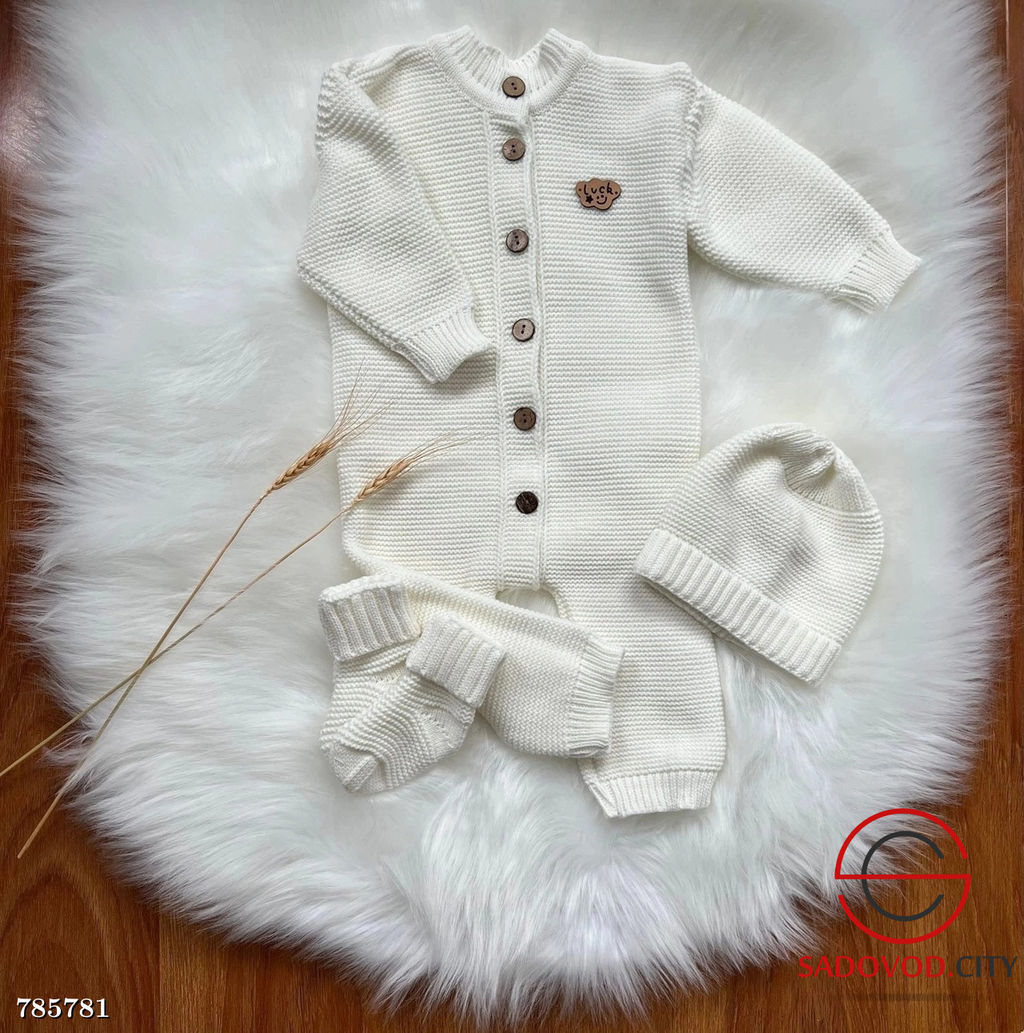 Костюм для малышей вязанный тройка - Bruno фото 2