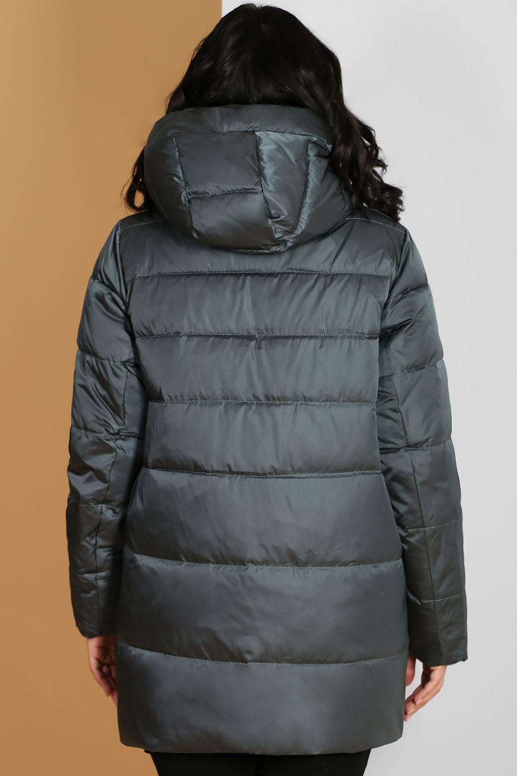 0У53 866.В.С1 Куртка зимняя с капюшоном - Almond фото 2