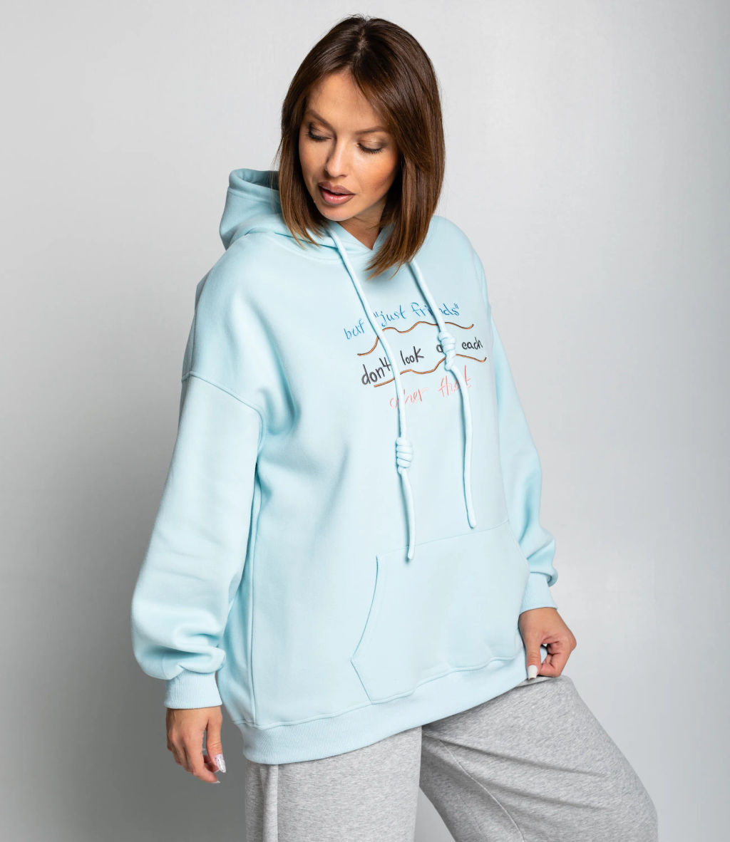 Худи #КТ3629, голубой - Dommod фото 2