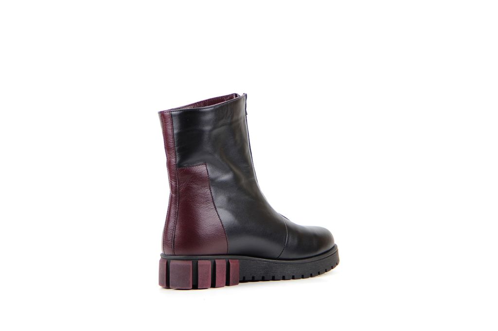 Ботинки EDART 325.astra8.bordo+black/мех  фото 5