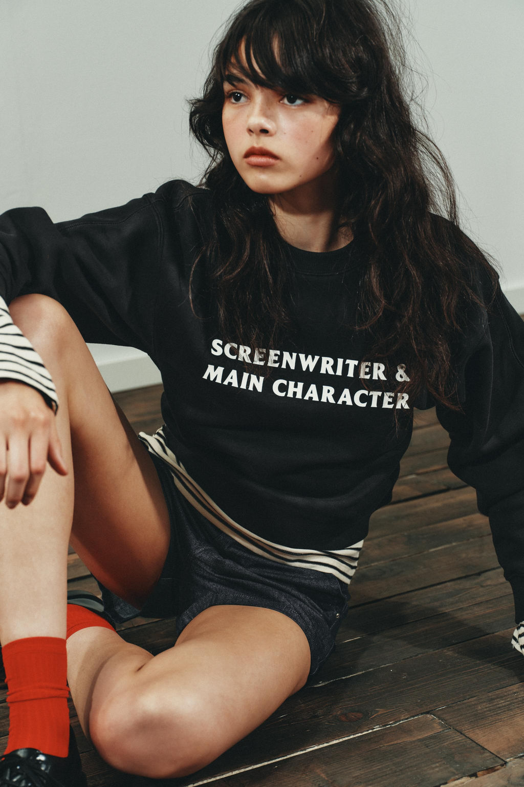 SWEATSHIRT WITH CONTRAST SLOGAN - Zara фото 4