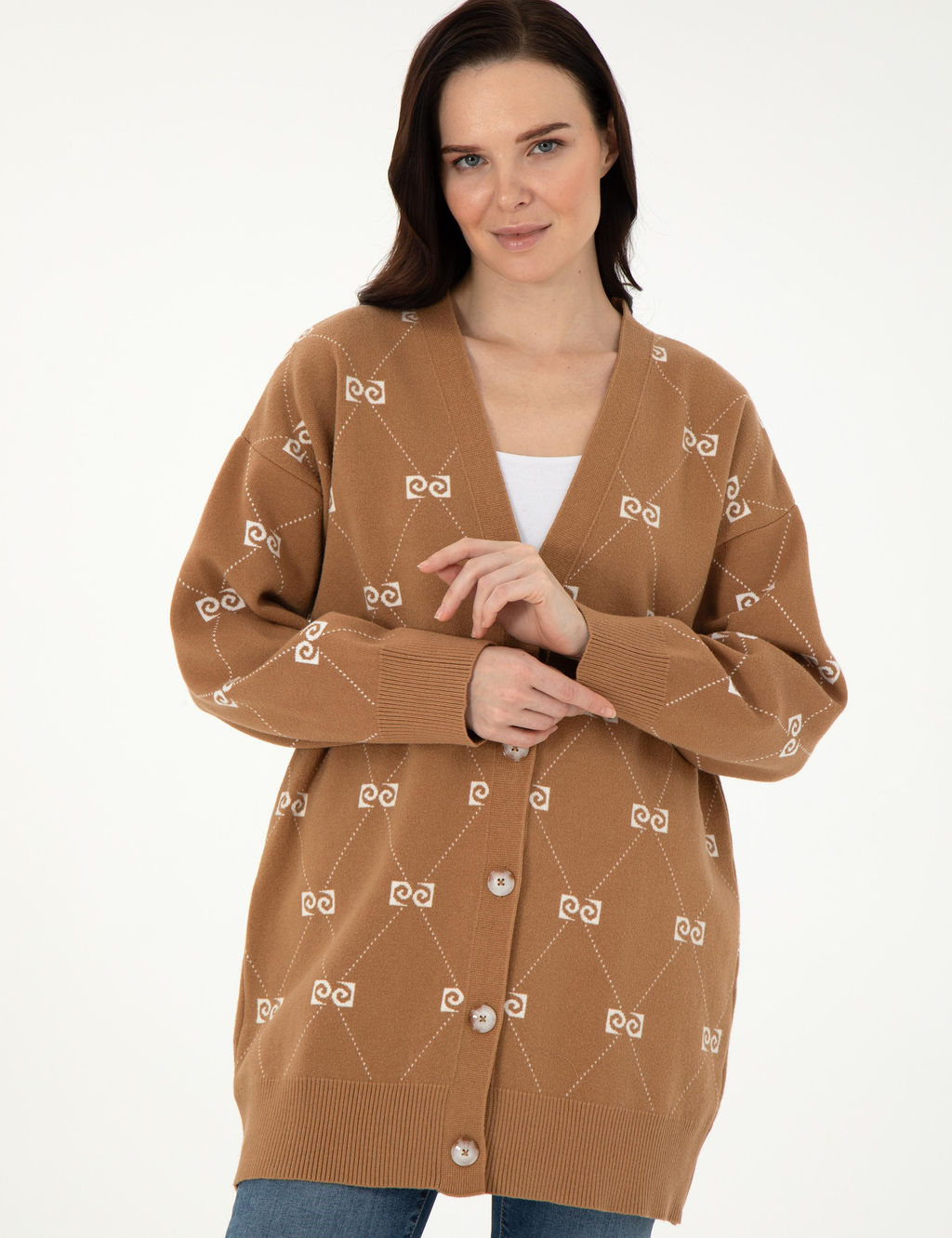 Camel Comfort Fit Triko H_rka - Pierre cardin фото 3