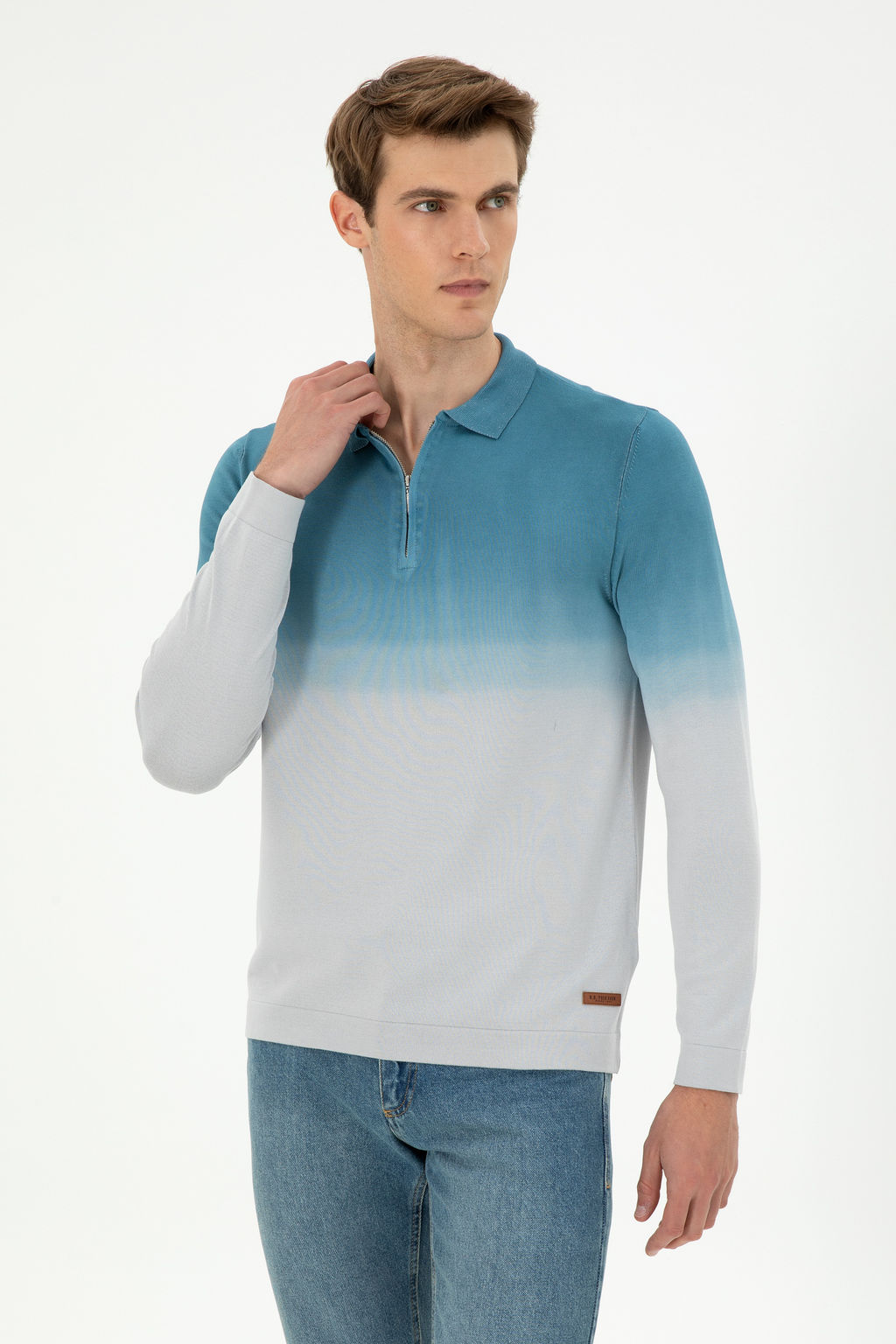 Мужской серый свитер Дополнительная скидка 11% в корзине - U.s. polo assn фото 15