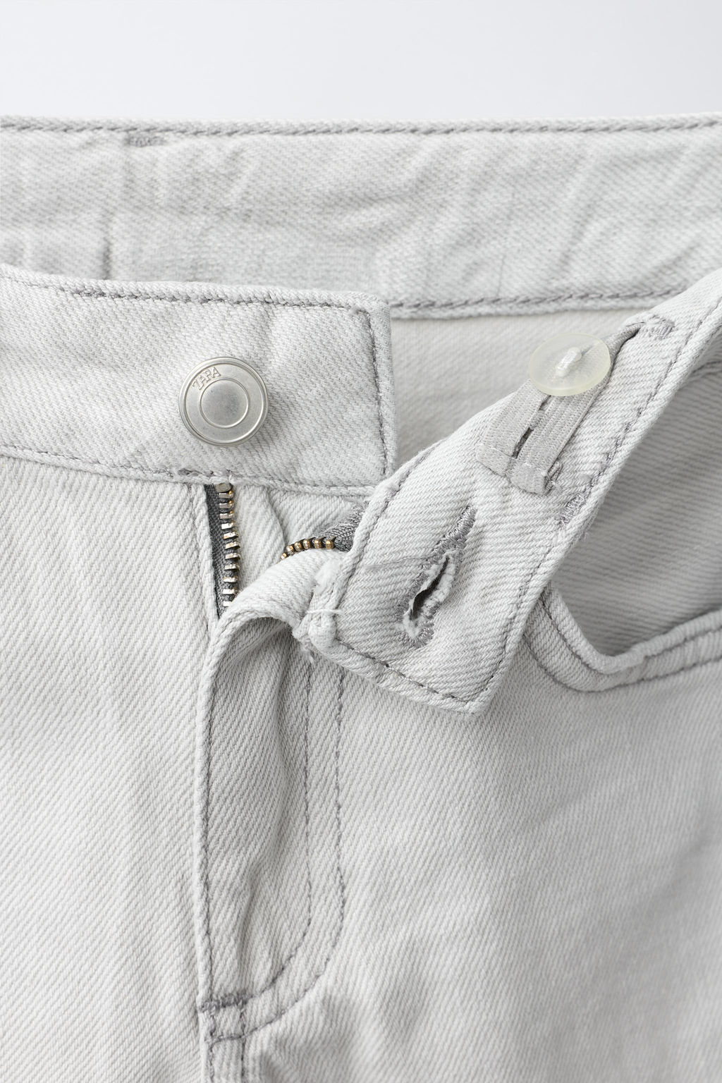 JEANS WIDE LEG ESTRELLA BRILLO / Gris vigor? - Zara фото 3