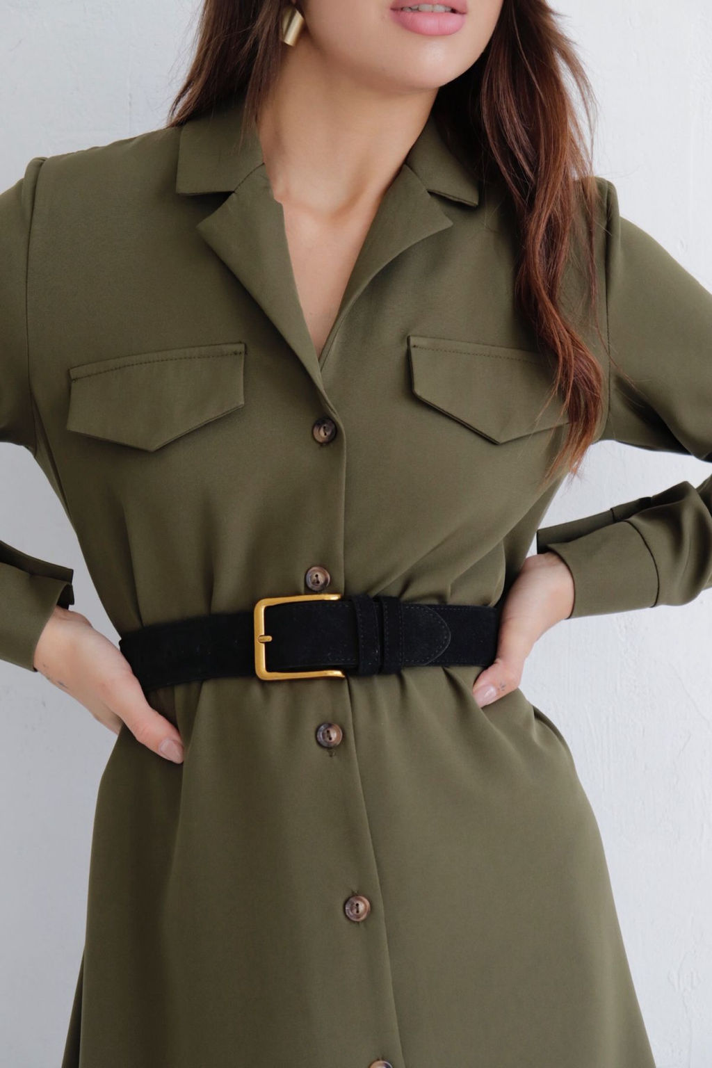 Платье-рубашка с английским воротником - Martichelli фото 126