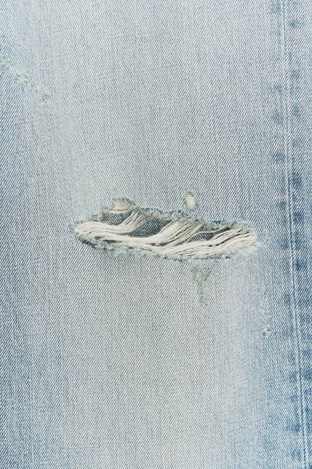 TRF RIPPED WIDE-LEG MID-WAIST JEANS - Zara фото 10