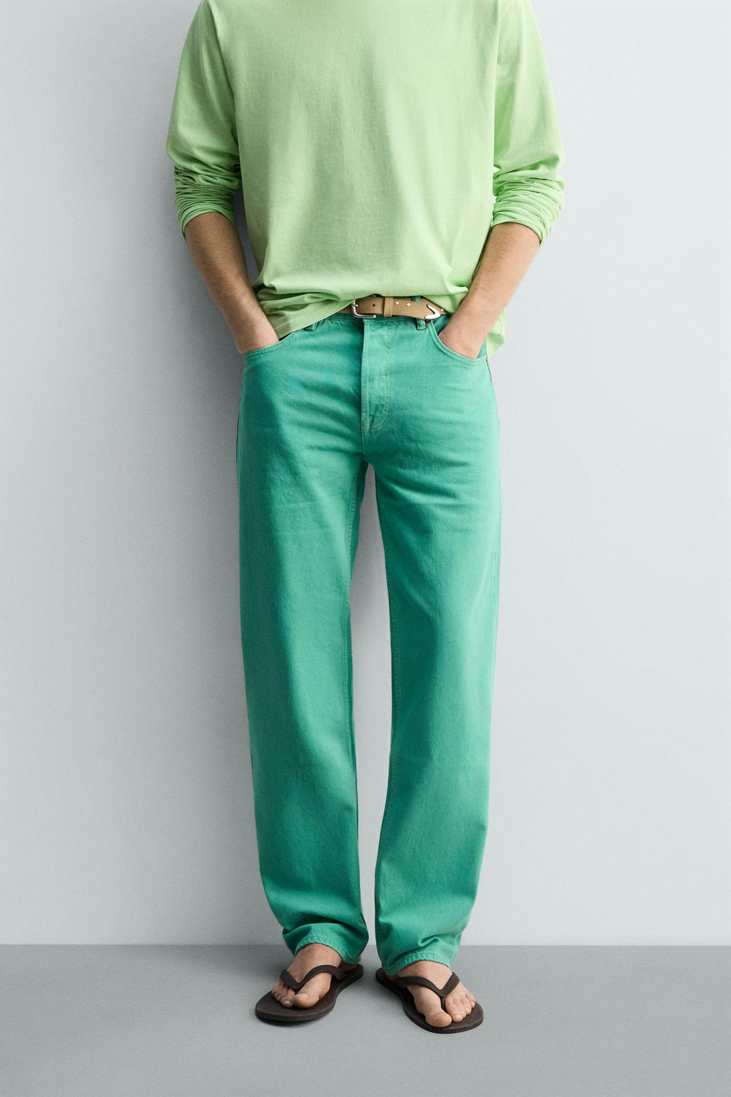 LIMITED EDITION STRAIGHT-LEG JEANS - Zara фото 2