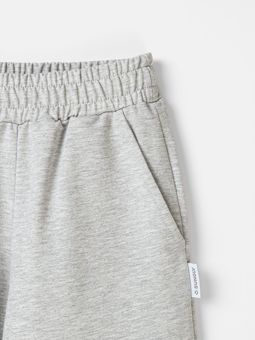 Брюки палаццо облегченные Серый меланж 7+ - Bungly фото 3