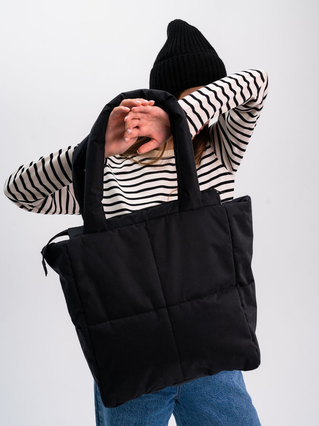 Сумка-шоппер Зима бежевый - Yollochka фото 20