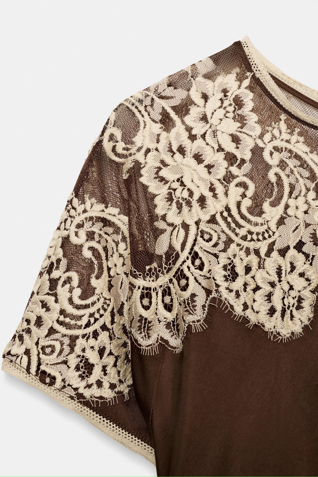 ZW COLLECTION LIMITED EDITION SATIN LACE DRESS - Zara фото 6