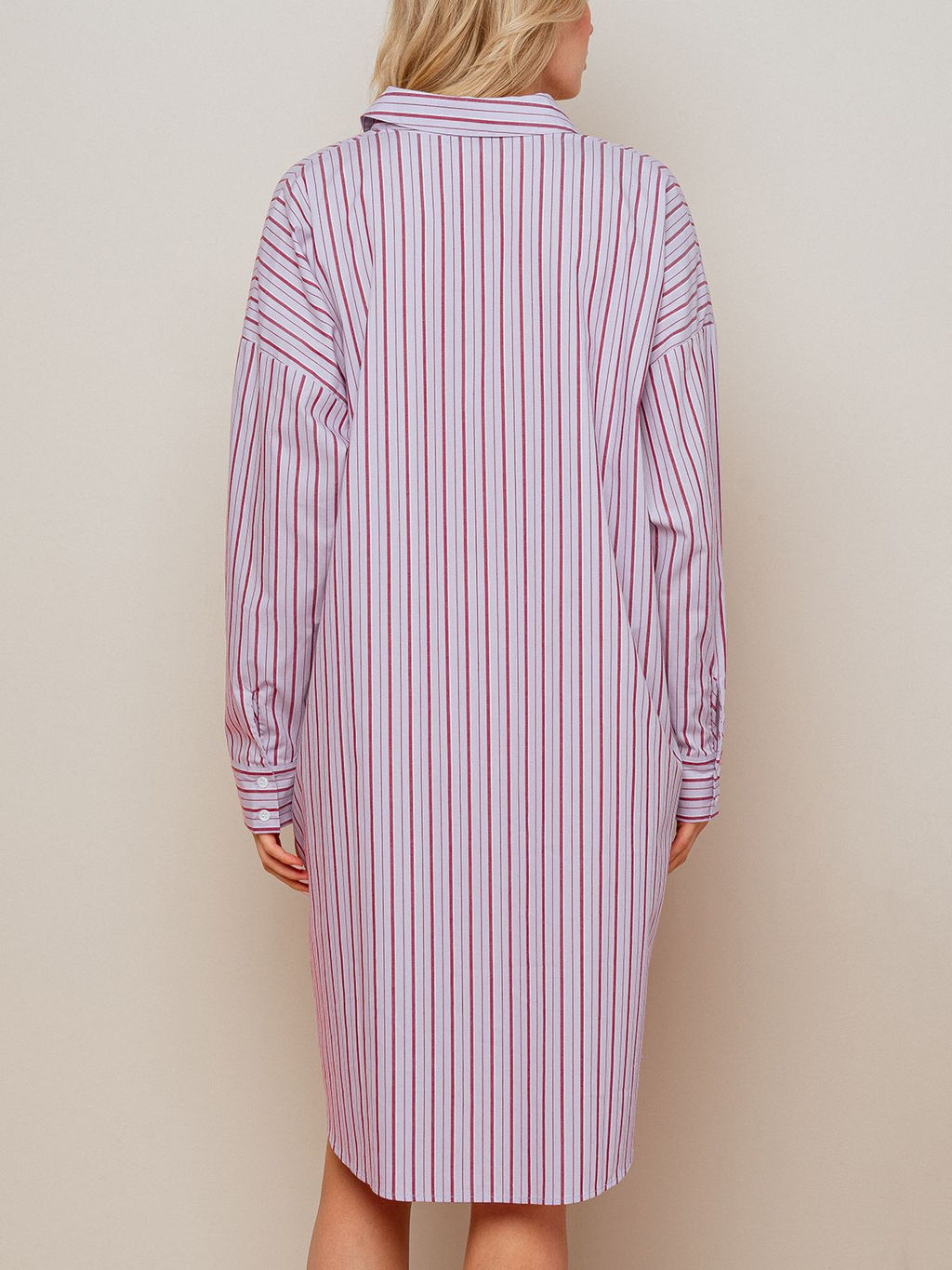 Сорочка женская Indefini 4304SCX розовая  фото 4