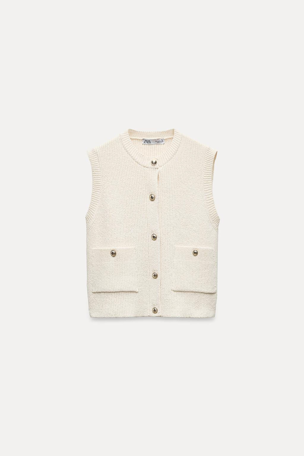 PLAIN KNIT TOP - Zara фото 11