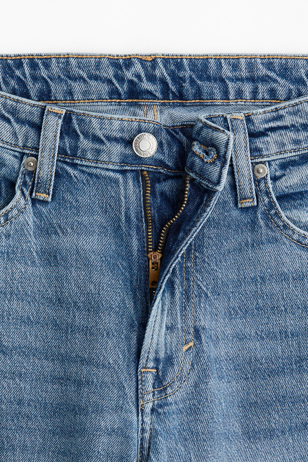 Curvy Fit Flared High Jeans - H&m фото 6