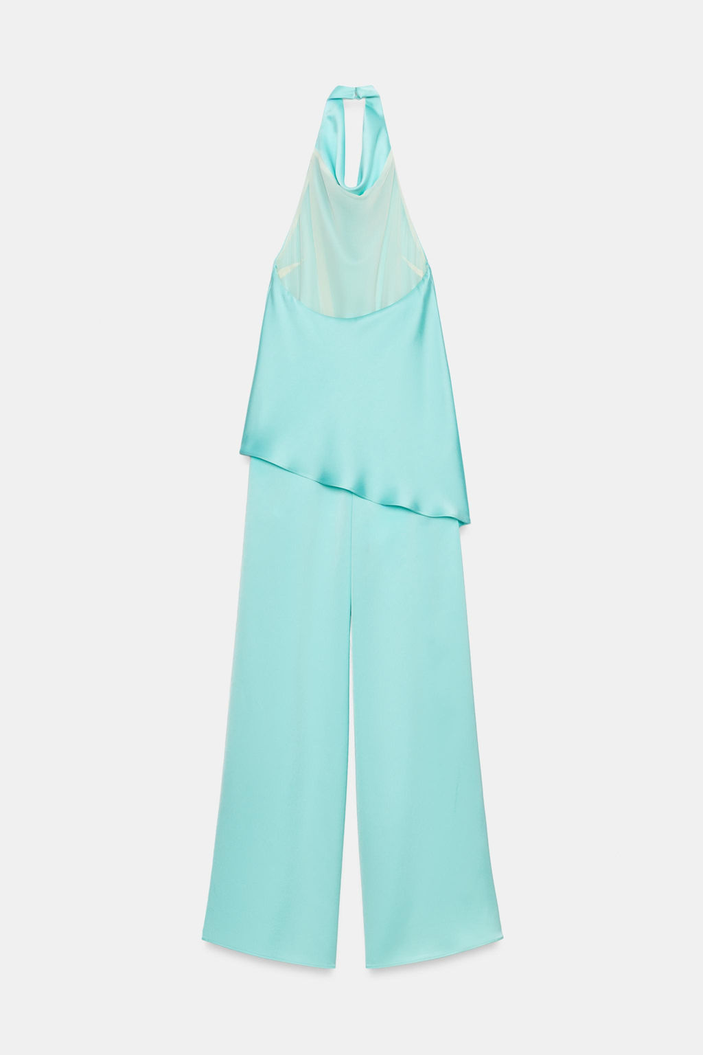 MONO HALTER SATINADO / Turquesa - Zara фото 7
