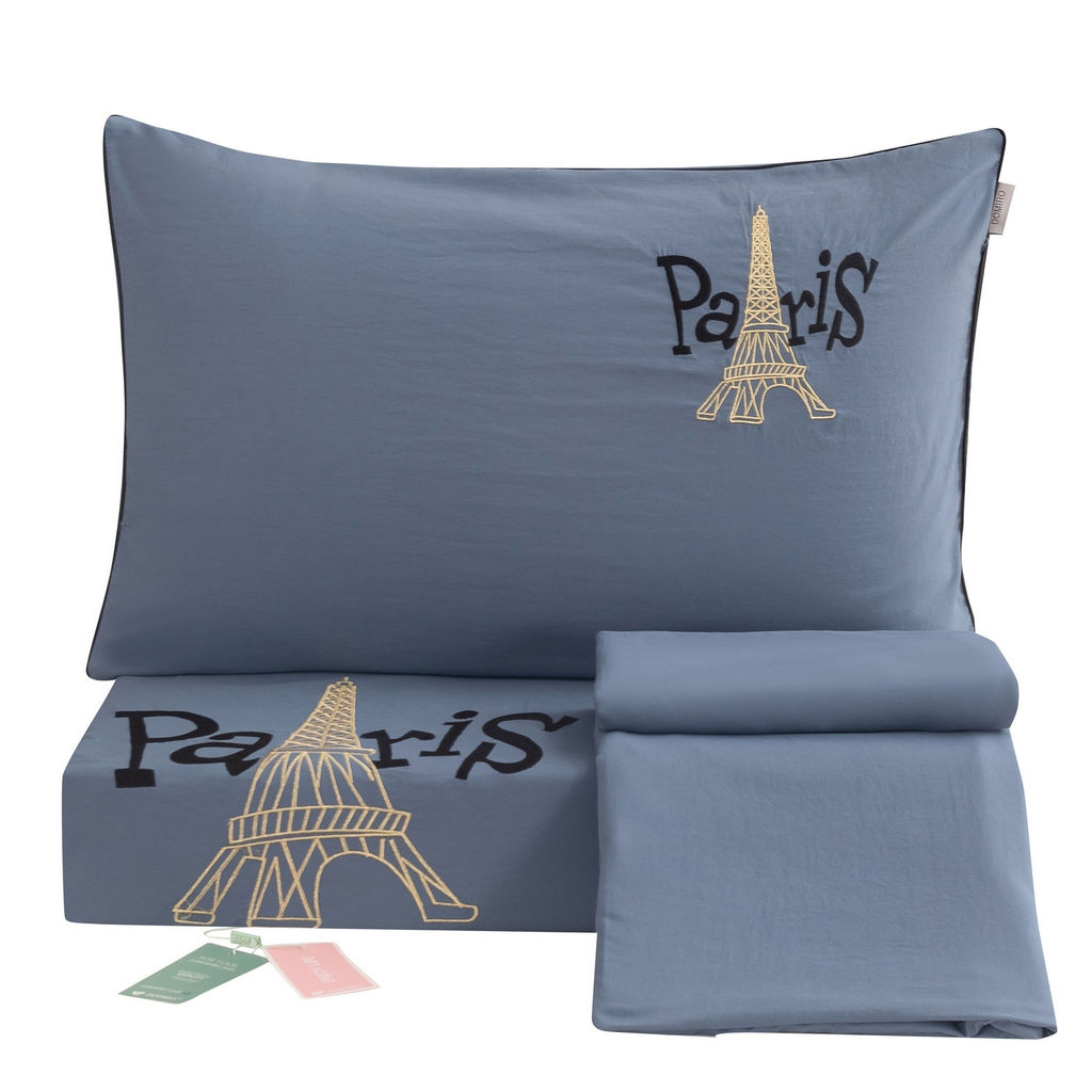 Комплект постельного белья Mood of Paris на резинке MPR018 160*200*35 Евро 4 Наволочки - Ситрейд фото 10