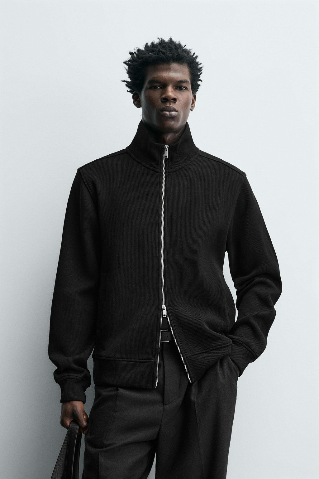 INTERLOCK RIBBED JACKET - Zara фото 10
