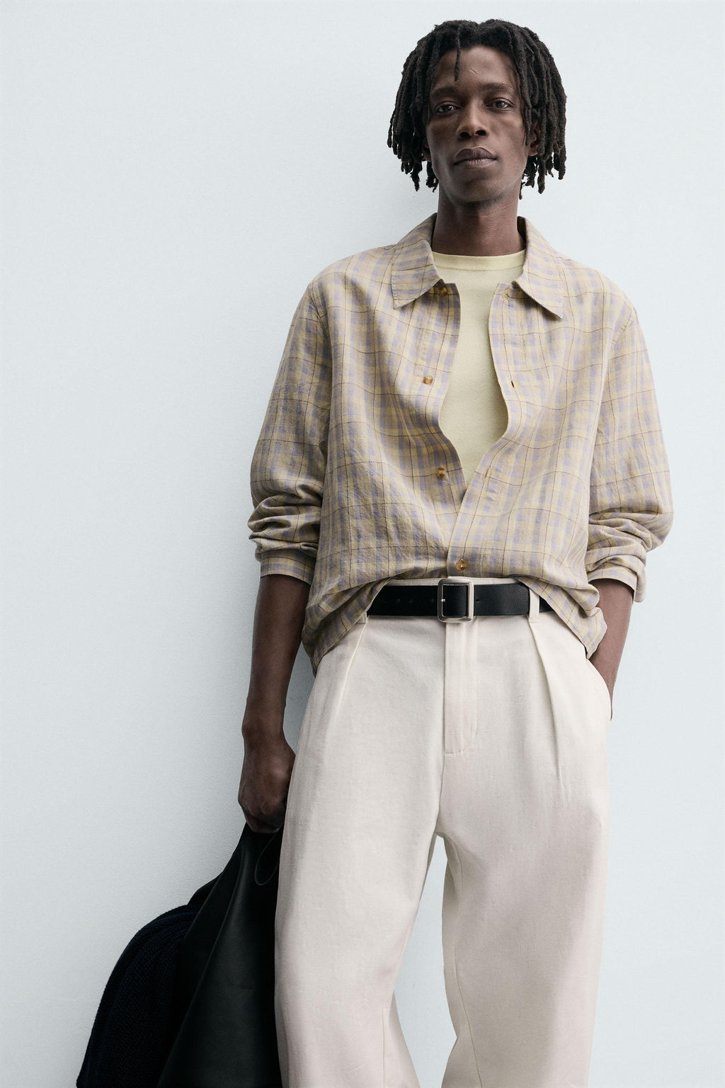 TEXTURED CHECK SHIRT - Zara фото 6