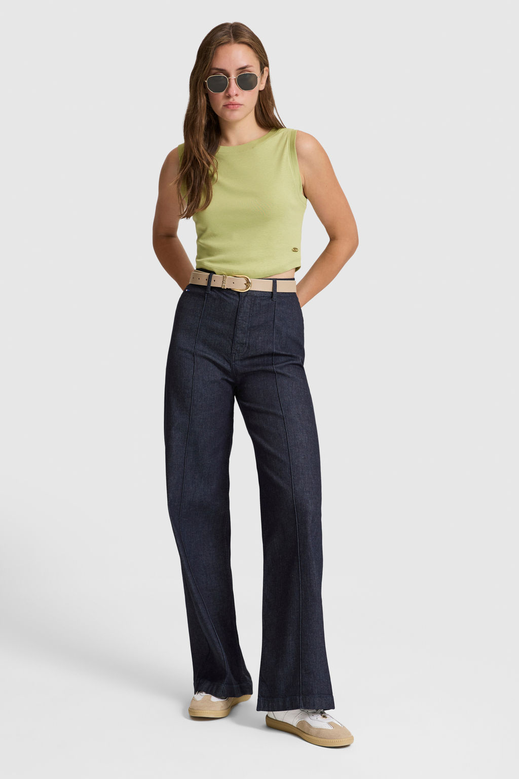 Kad_n Ye_il Bisiklet Yaka Basic Ti__rt - U.s. polo assn фото 4