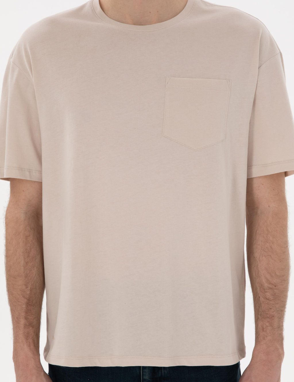 Bej Comfort Fit Basic Ti__rt - Pierre cardin фото 6