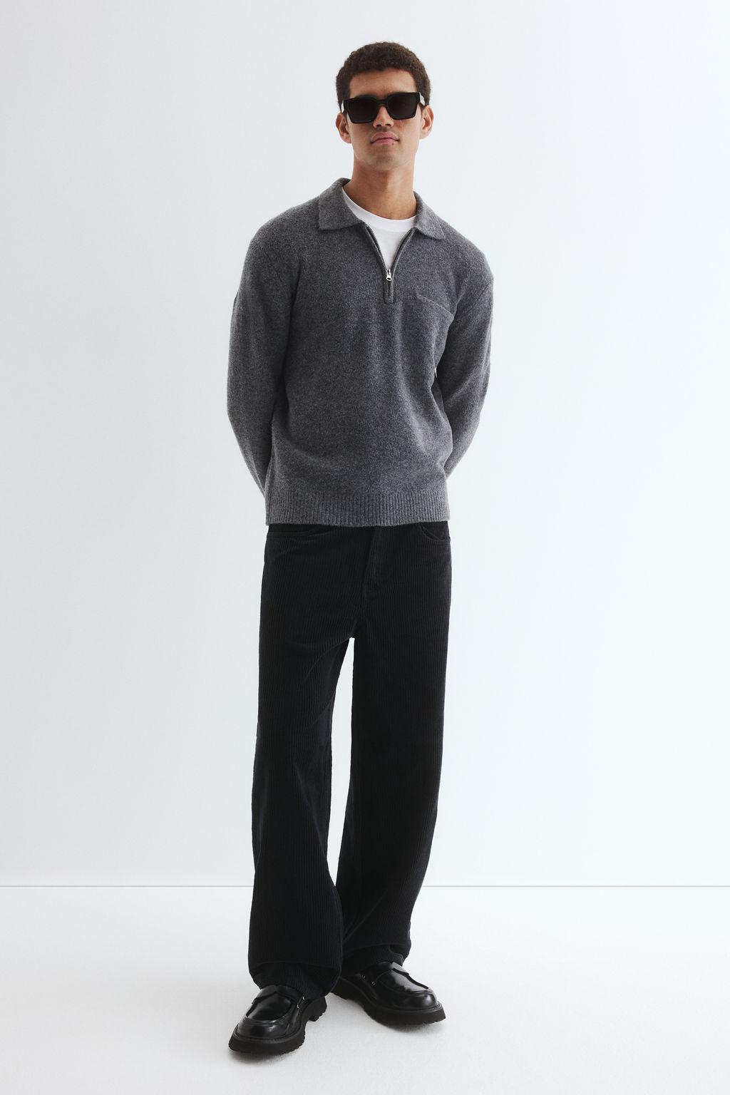 Jersey con media cremallera Regular Fit - H&m фото 2