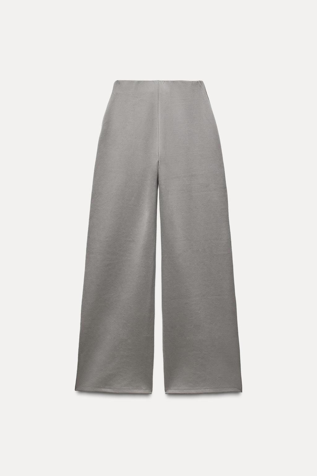 INTERLOCK KNIT TROUSERS WITH VENTS - Zara фото 22