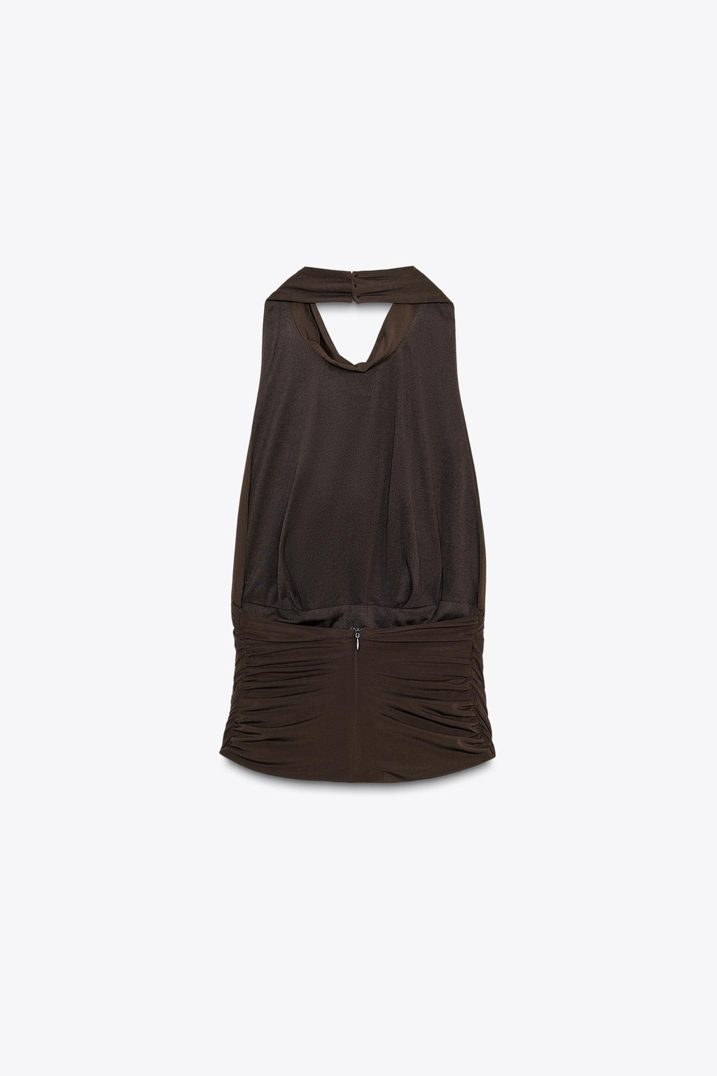 DRAPED HALTER TOP - Zara фото 17