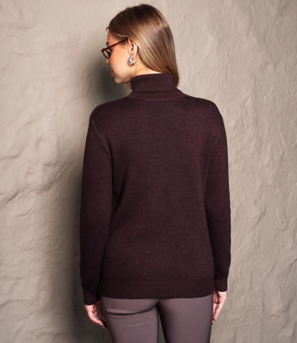 Водолазка #КТ881 (7), шоколадный - Dommod фото 3