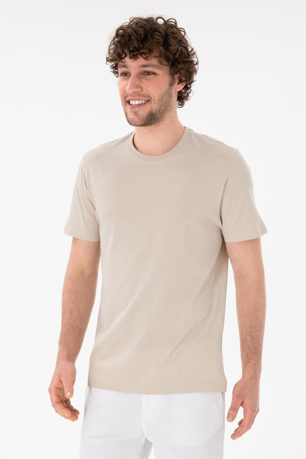 Erkek Regular Fit Bisiklet Yaka Ta_ Basic Ti__rt Sepette S_rpriz _ndirim - U.s. polo assn фото 2