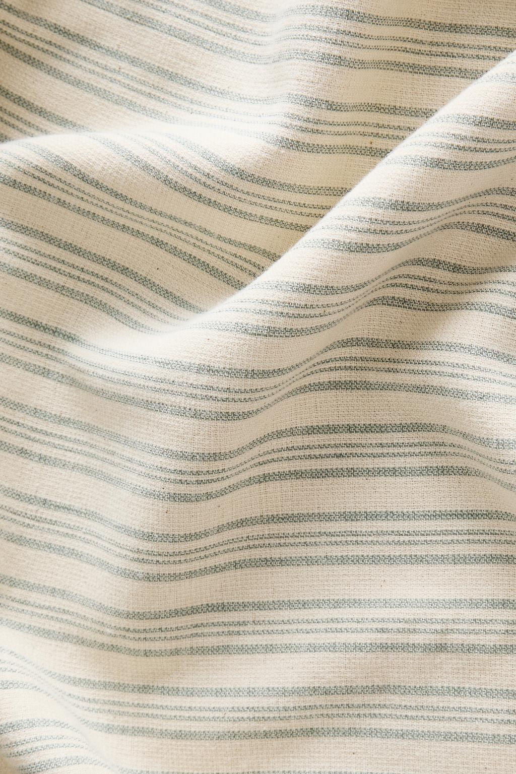 STRIPED COTTON BEACH TOWEL WITH FRINGING - Zara фото 5