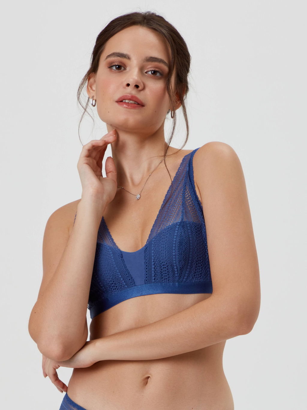 CONTE Бюстгальтер бралетт без каркасов Vintage RB7115 деним - Conte elegant фото 3