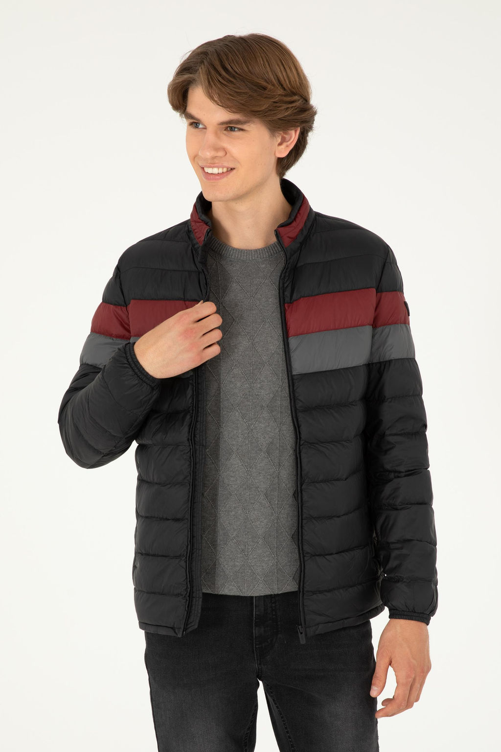 Мужское черное пальто Неожиданная скидка в корзине - U.s. polo assn фото 3